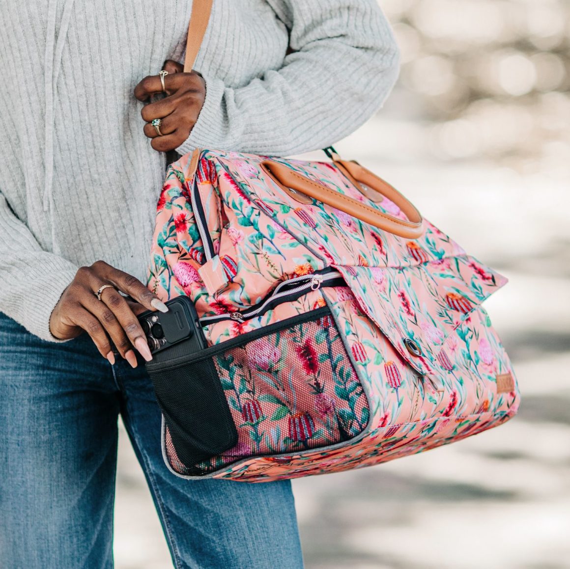 Торба со термоизолација за пикник/плажа голема 40x25x30cm - Kids Care Wears