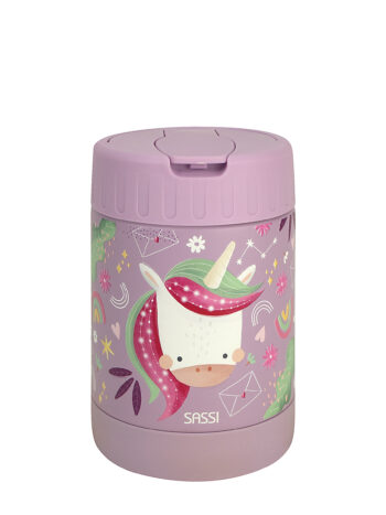SASSI Термос тегличка 350ml за бебе/деца (нерѓосувачки челик) -Unicorn