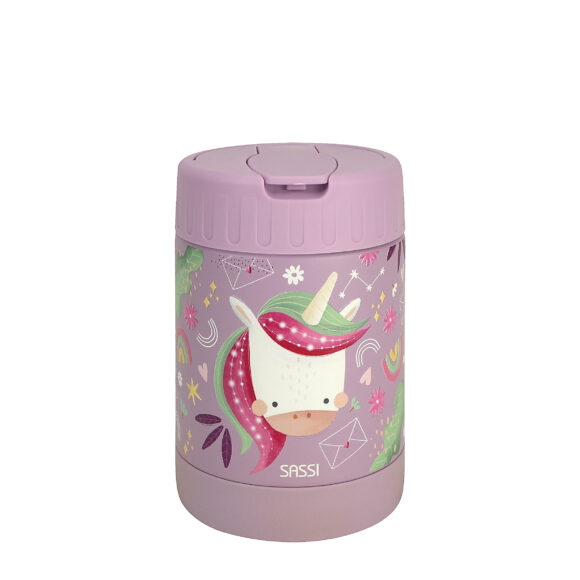 SASSI Термос тегличка 350ml за бебе/деца (нерѓосувачки челик) -Unicorn