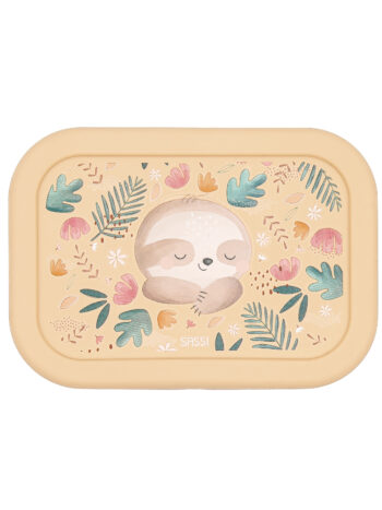 SASSI Силиконска кутија за храна за бебе/деца – Sloth